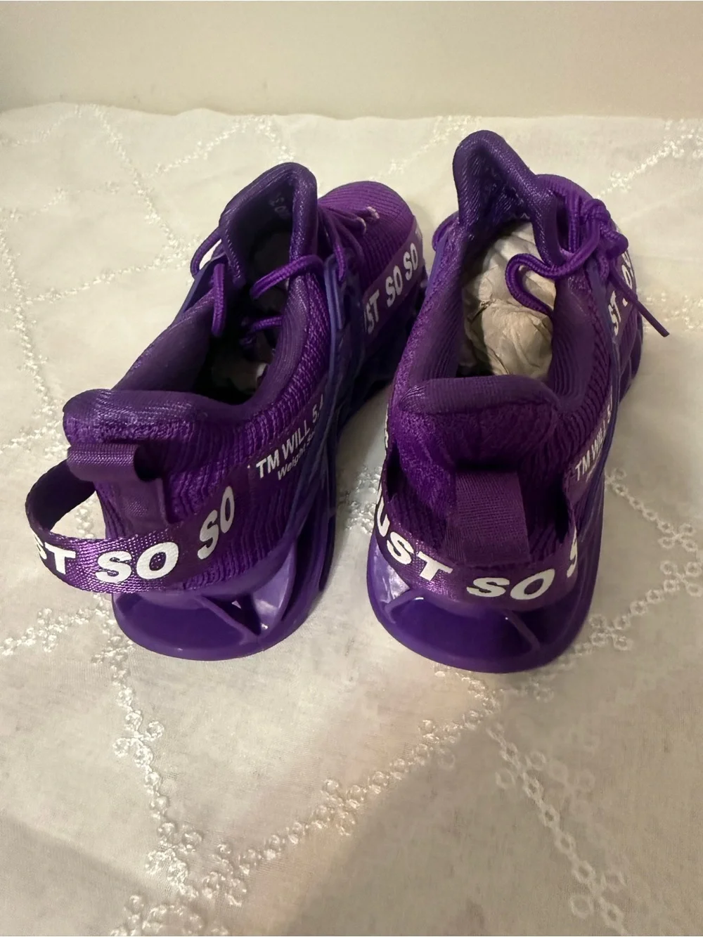 Kids Purple Athletic Sneakers - JUST SO Style